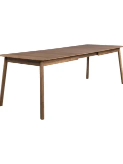 Mesa De Comedor Extensible De Madera De Nogal Glimps, 180- 240 X 90 Cm