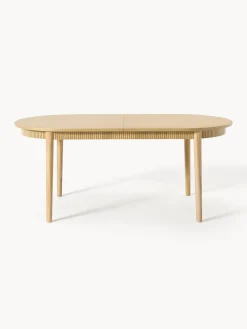 Mesa De Comedor Extensible De Madera De Roble Calary