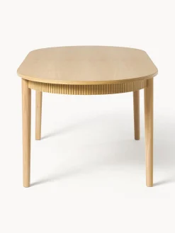 Mesa De Comedor Extensible De Madera De Roble Calary