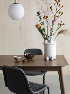 Mesa De Comedor Extensible De Madera De Nogal Glimps, 120- 62 X 80 Cm