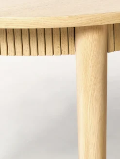 Mesa De Comedor Extensible De Madera De Roble Calary