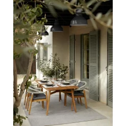 Mesa De Comedor Para Exterior De Madera De Acacia Malmo