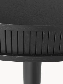 Mesa De Comedor Redonda Calary, Con Espacio De Almacenamiento