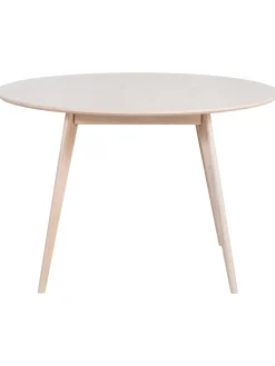 Mesa De Comedor Redonda De Roble Yumi, O 115 Cm