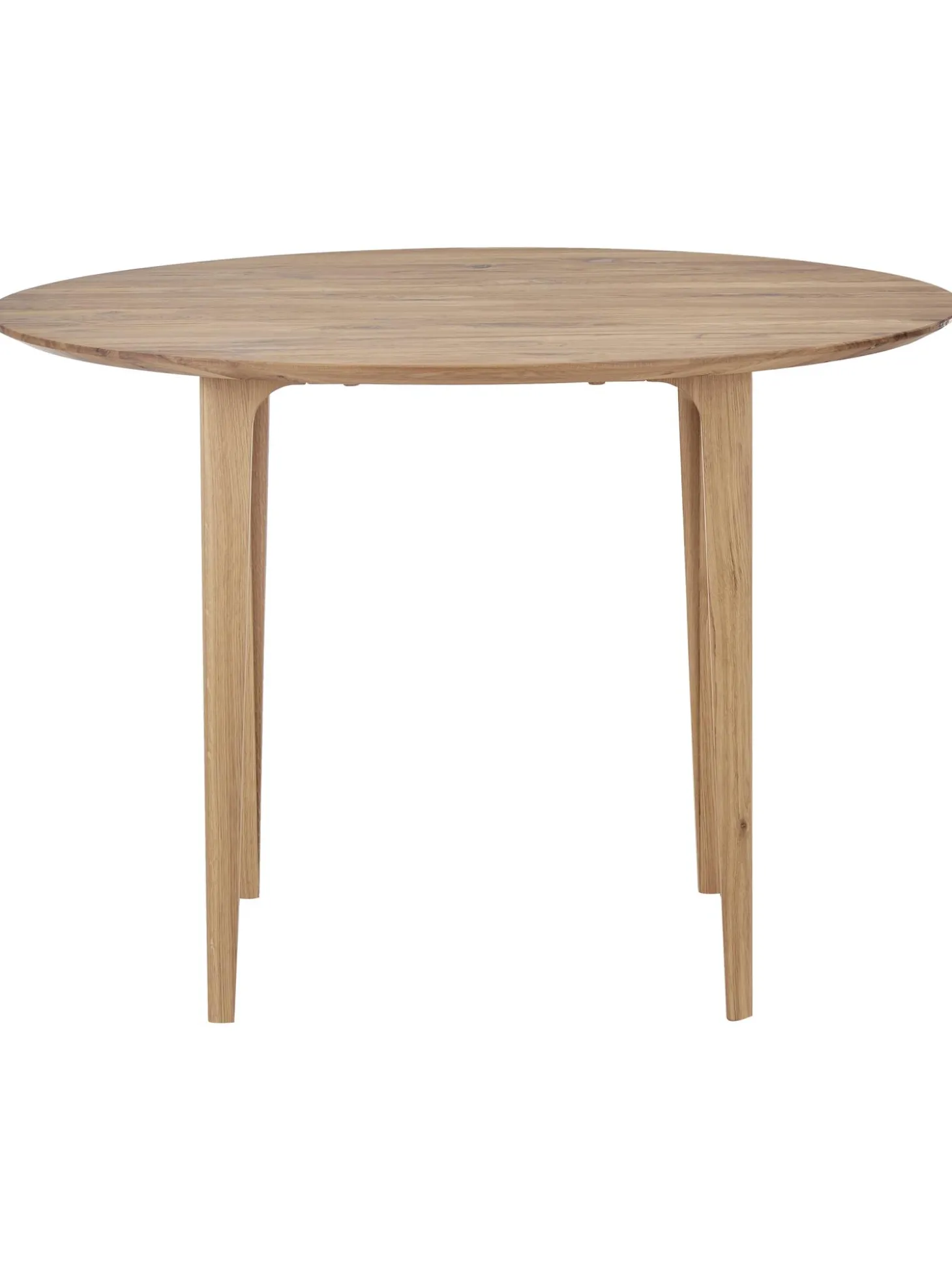 Mesa De Comedor Redonda De Madera De Roble Maciza Archie, O 110 Cm