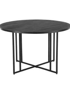 Mesa De Comedor Redonda De Madera De Mango Luca, Tamanos Diferentes