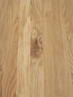 Mesa De Comedor Redonda De Madera De Roble Maciza Archie, O 110 Cm