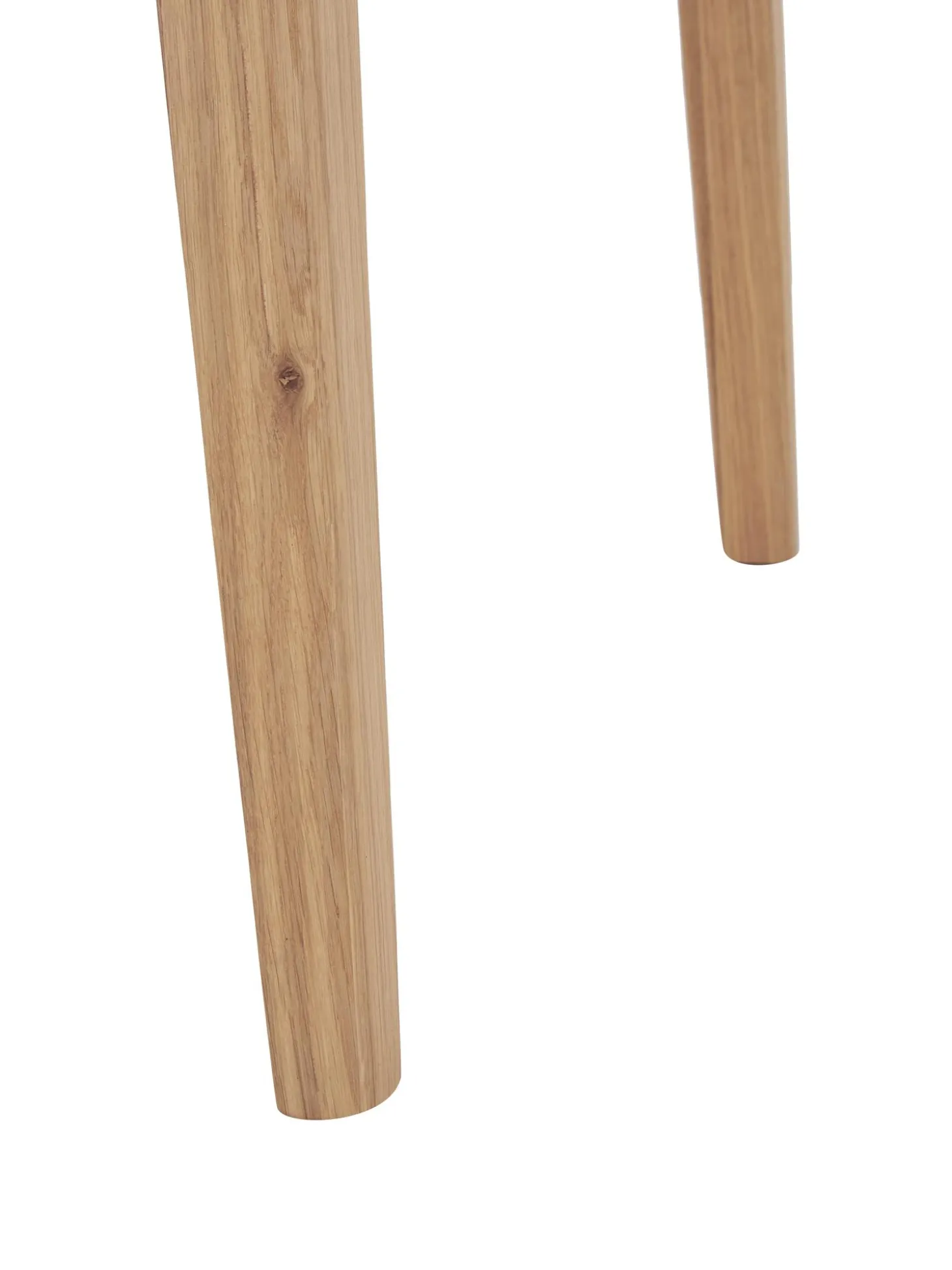 Mesa De Comedor Redonda De Madera De Roble Maciza Archie, O 110 Cm