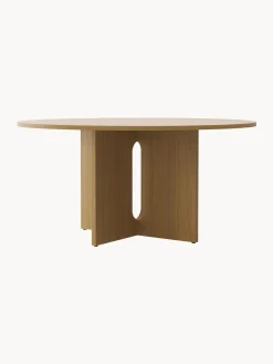 Mesa De Comedor Redonda En Roble Androgyne, Tamanos Diferentes