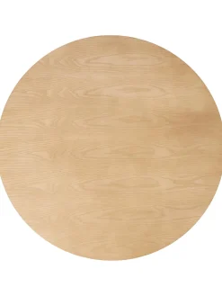 Mesa De Comedor Redonda En Fresno Menorca, O 100 Cm