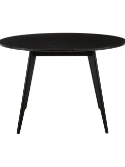 Mesa De Comedor Redondan De Madera De Caucho Yumi, O 115 Cm