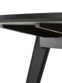 Mesa De Comedor Redondan De Madera De Caucho Yumi, O 115 Cm