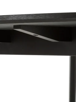 Mesa De Comedor Redondan De Madera De Caucho Yumi, O 115 Cm