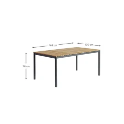 Mesa Para Exterior De Madera De Teca Mood, Tamanos Diferentes