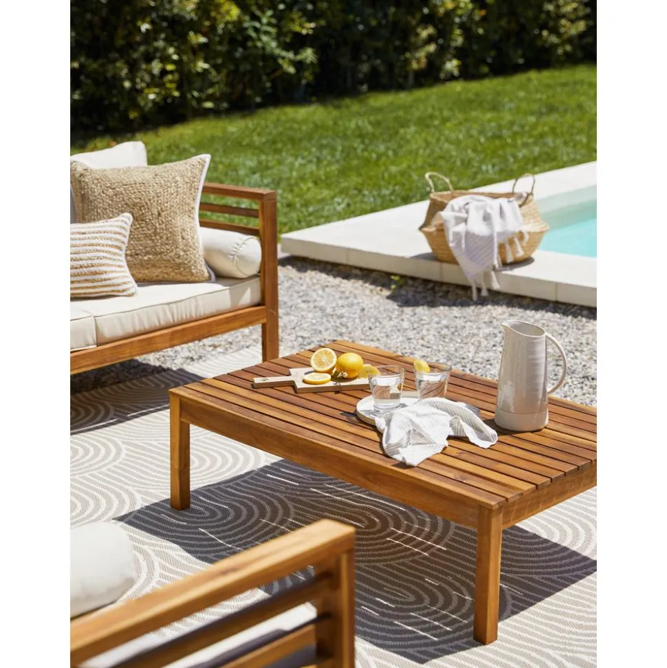 Mesa Para Exterior De Madera De Acacia Bo, 100 X 60 Cm