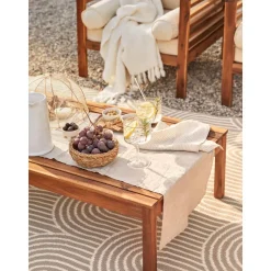 Mesa Para Exterior De Madera De Acacia Bo, 100 X 60 Cm