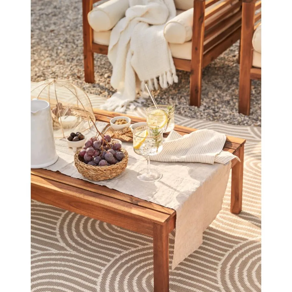 Mesa Para Exterior De Madera De Acacia Bo, 100 X 60 Cm