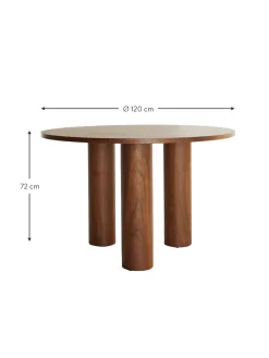 Mesa Redonda De Madera Colette, O 120 Cm