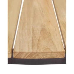 Mesa Redonda Para Exterior De Madera De Teca Hard & Ellen, Tamanos Diferentes