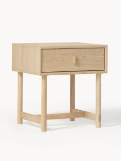 Mesilla De Noche Con Cajon De Roble Diana