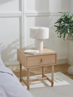 Mesilla De Noche Con Cajon De Roble Diana
