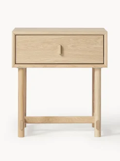 Mesilla De Noche Con Cajon De Roble Diana