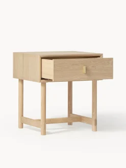 Mesilla De Noche Con Cajon De Roble Diana