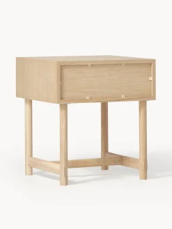 Mesilla De Noche Con Cajon De Roble Diana