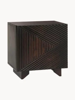 Mesilla De Noche De Madera De Mango Maciza Louis