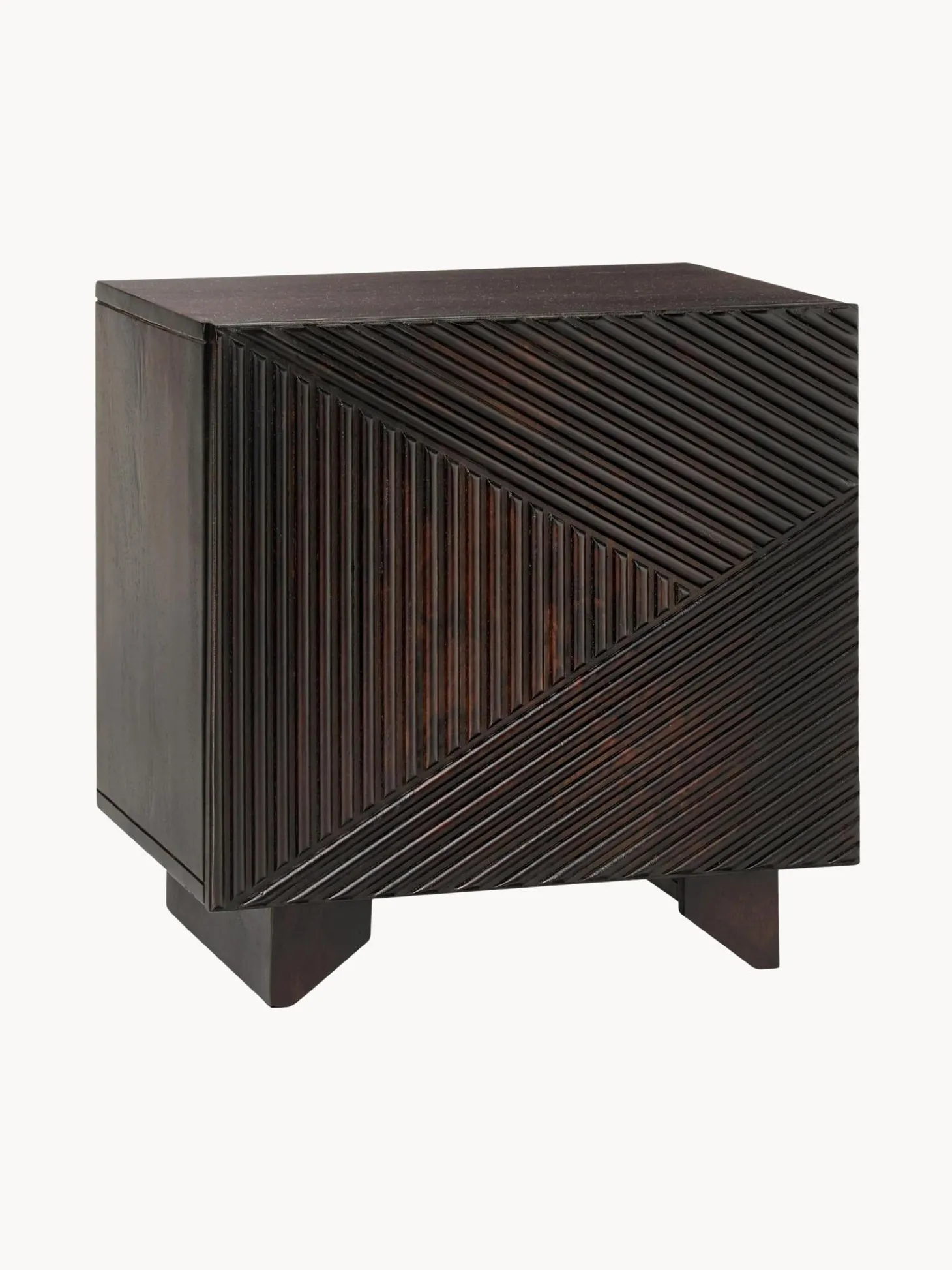 Mesilla De Noche De Madera De Mango Maciza Louis