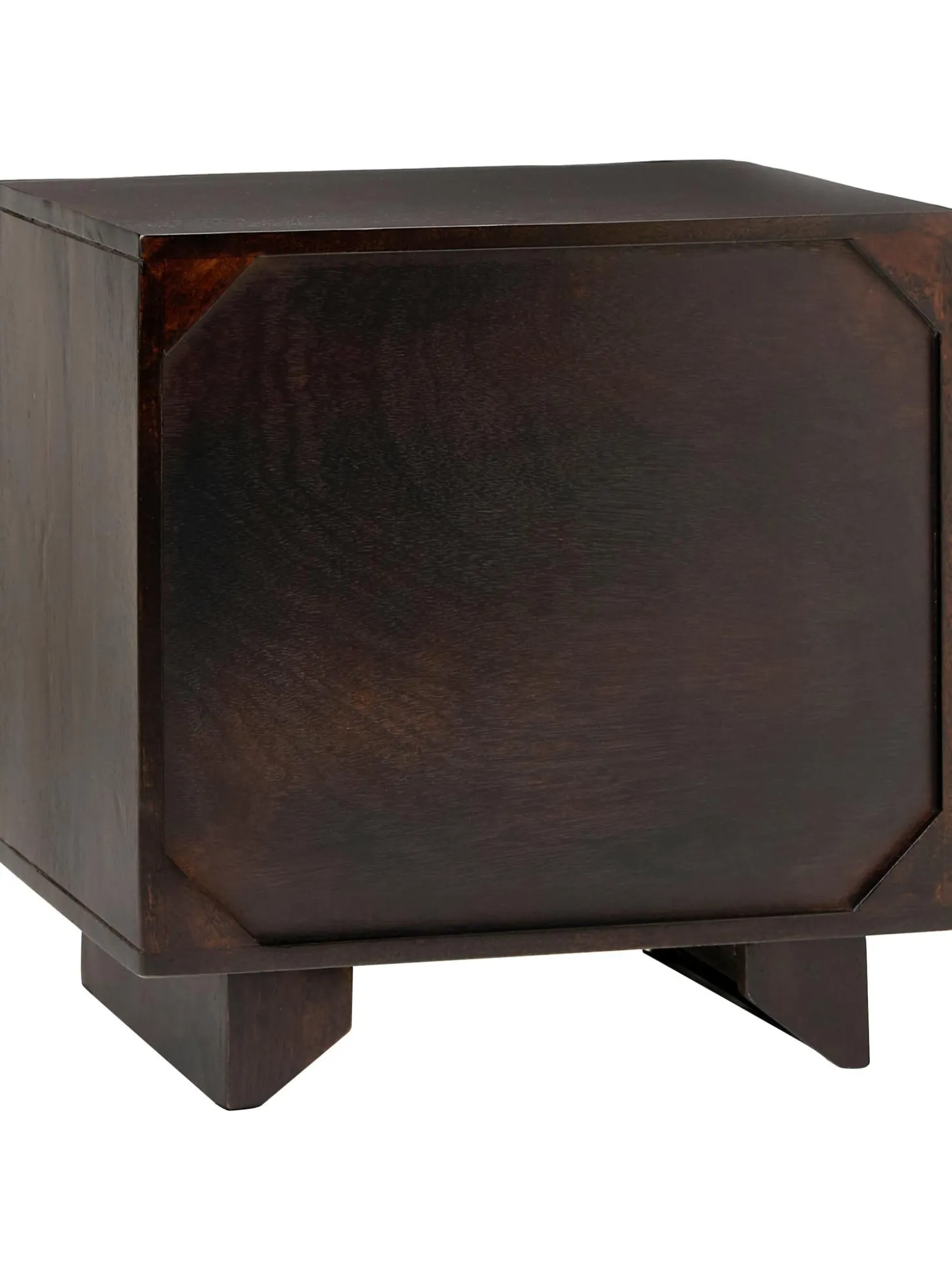 Mesilla De Noche De Madera De Mango Maciza Louis