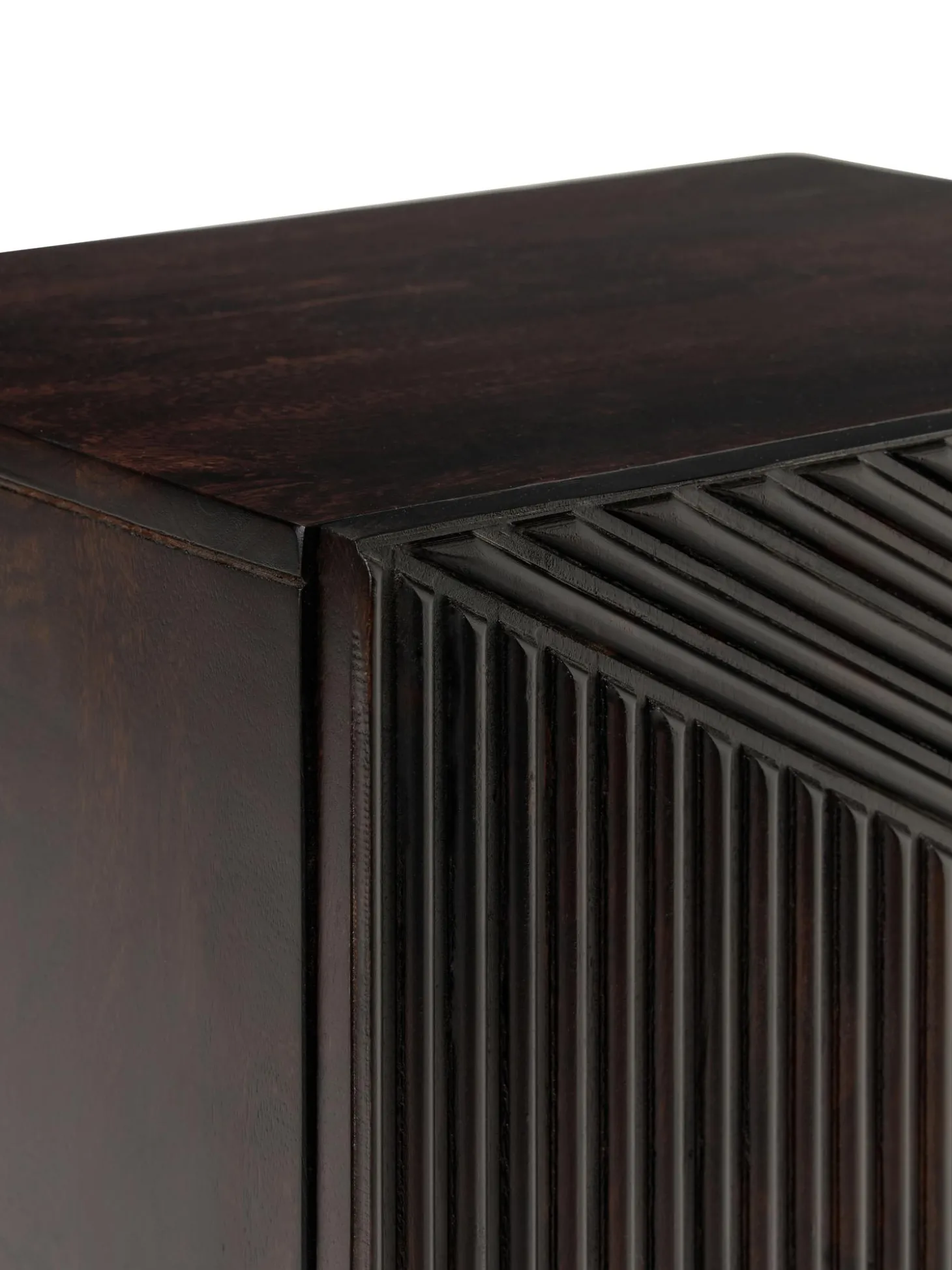 Mesilla De Noche De Madera De Mango Maciza Louis