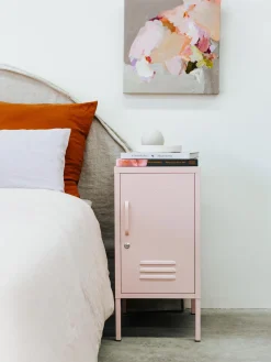 Mesilla De Noche Taquilla De Metal The Shorty, Con Abertura A La Izquierda O Derecha