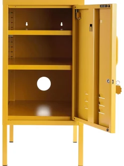 Mesilla De Noche Taquilla De Metal The Shorty, Con Abertura A La Izquierda O Derecha