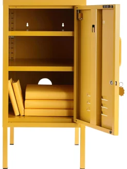 Mesilla De Noche Taquilla De Metal The Shorty, Con Abertura A La Izquierda O Derecha