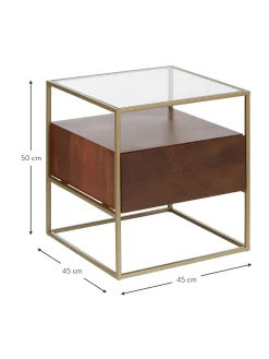 Mesita De Noche Con Cajon Theodor