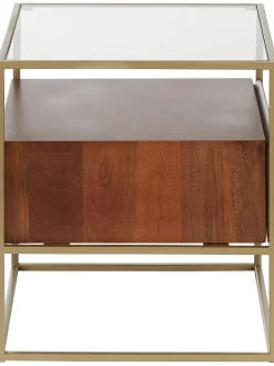 Mesita De Noche Con Cajon Theodor