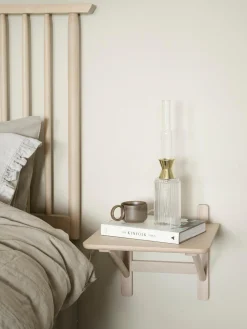 Mesita De Noche De Pared En Roble Camrose