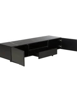 Mueble De Tv Fione, Con Tablero En Efecto Marmol