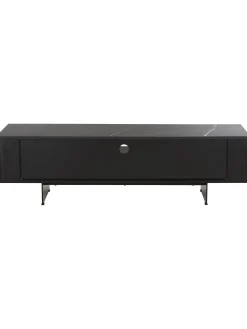 Mueble De Tv Fione, Con Tablero En Efecto Marmol