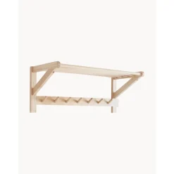 Perchero De Pared De Madera De Pino Cole