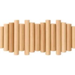 Perchero De Pared De Madera De Pino Picket