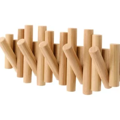 Perchero De Pared De Madera De Pino Picket