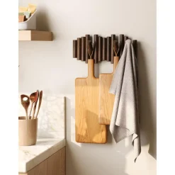 Perchero De Pared De Madera De Pino Picket