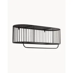 Perchero De Pared De Metal Con Estante London