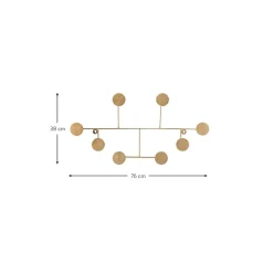 Perchero De Pared De Metal Fia