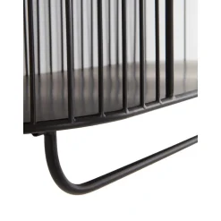 Perchero De Pared De Metal Con Estante London