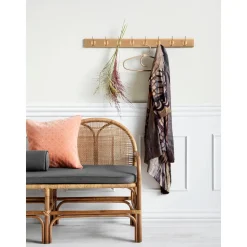 Perchero De Pared Grande Aoife, 8 Colgadores