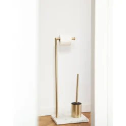 Portarrollos Con Escobilla De Bano Albany