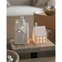 Portavela De Porcelana Living